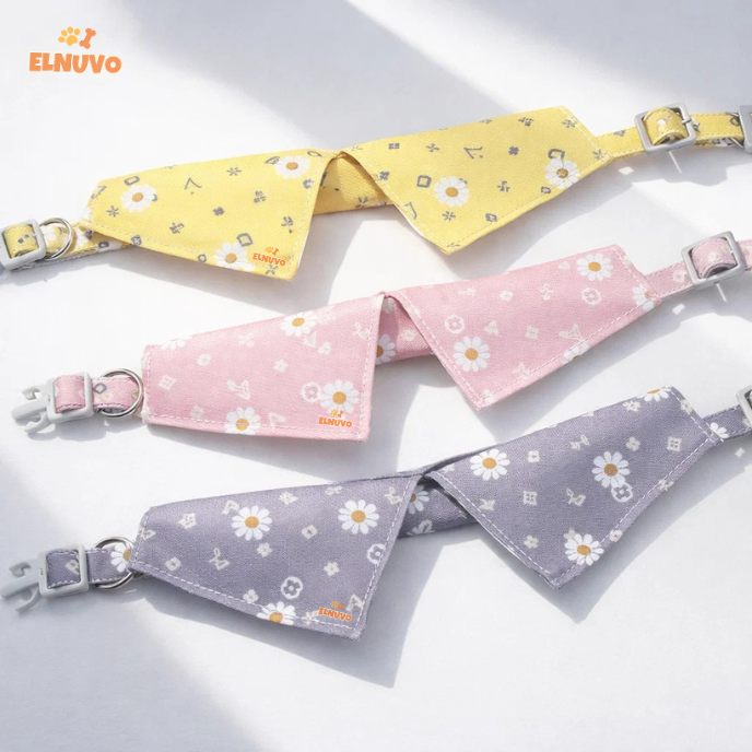 Adjustable Bowtie Pet Collar for Cats & Small Dogs