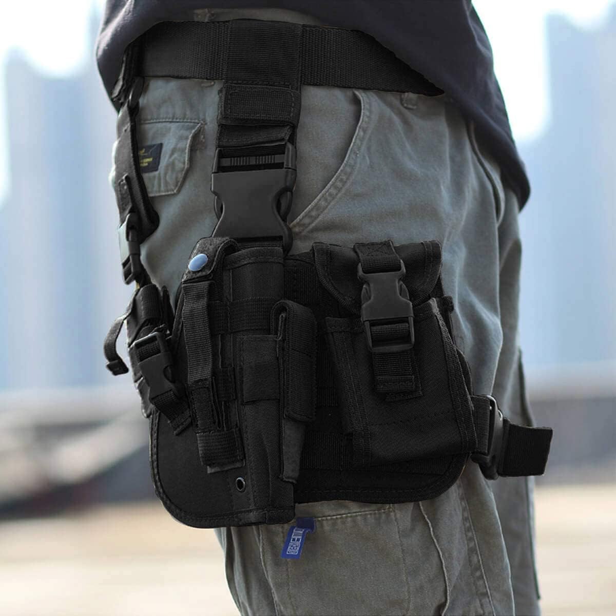 🔥Tactical Adjustable Thigh Holster for Right-Handed Users