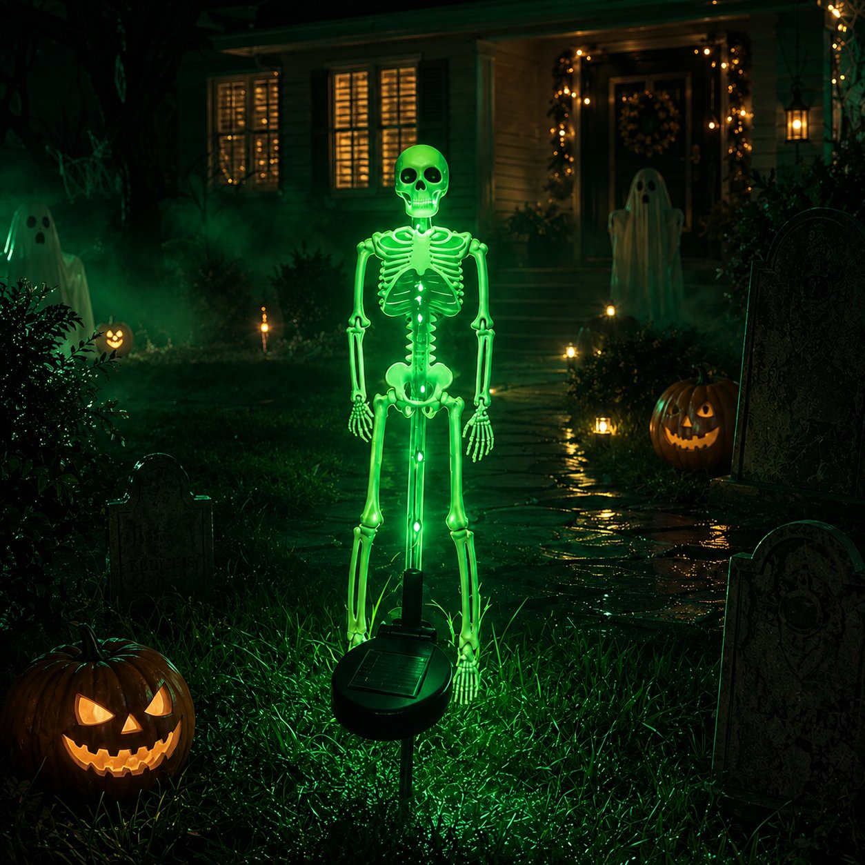 💀Elnuvo® Solar Skeleton Garden Lights