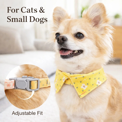 Adjustable Bowtie Pet Collar for Cats & Small Dogs