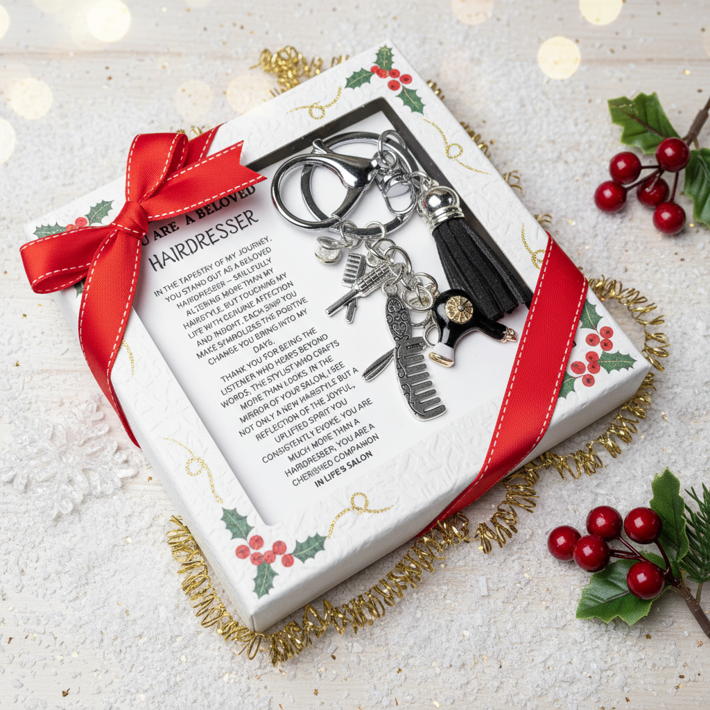 💕Hairstylist Gift Keychain - Special Gift 🎄