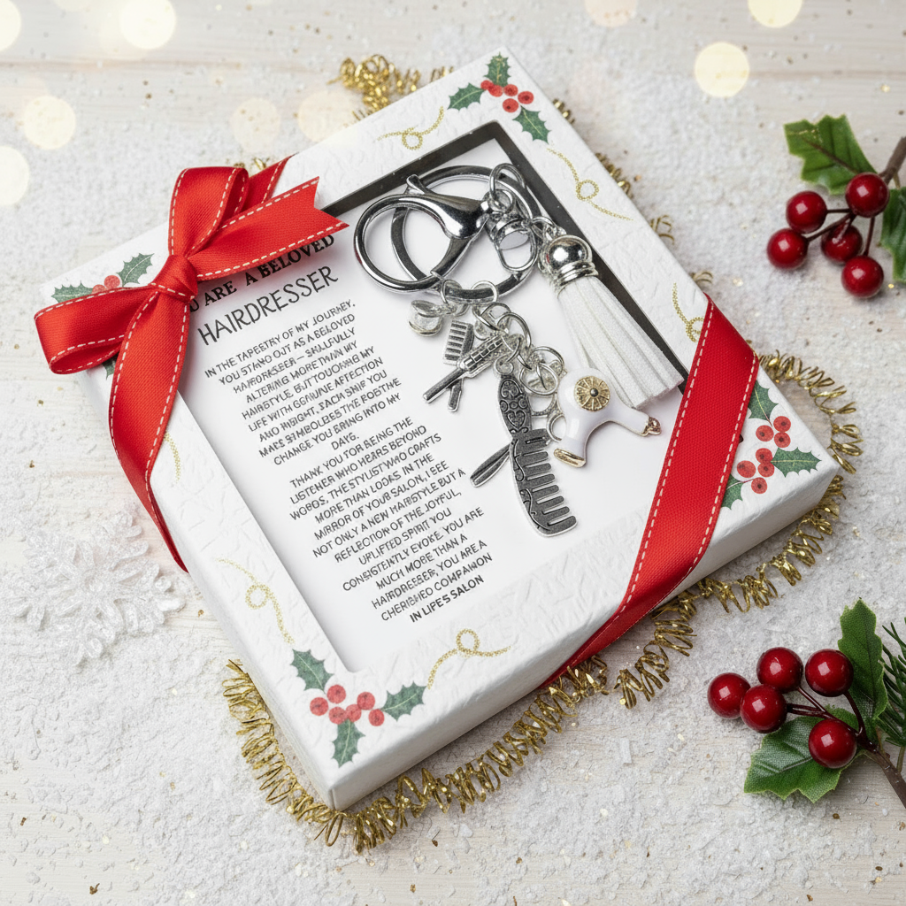 💕Hairstylist Gift Keychain - Special Gift 🎄