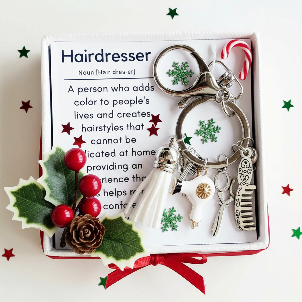 💕Hairstylist Gift Keychain - Special Gift 🎄