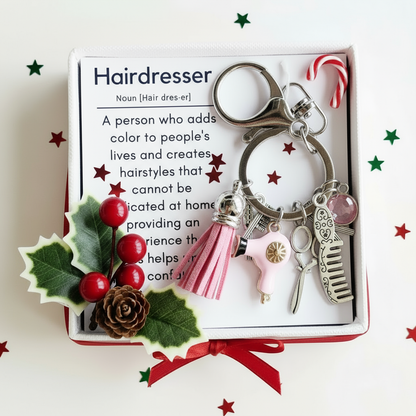 💕Hairstylist Gift Keychain - Special Gift 🎄