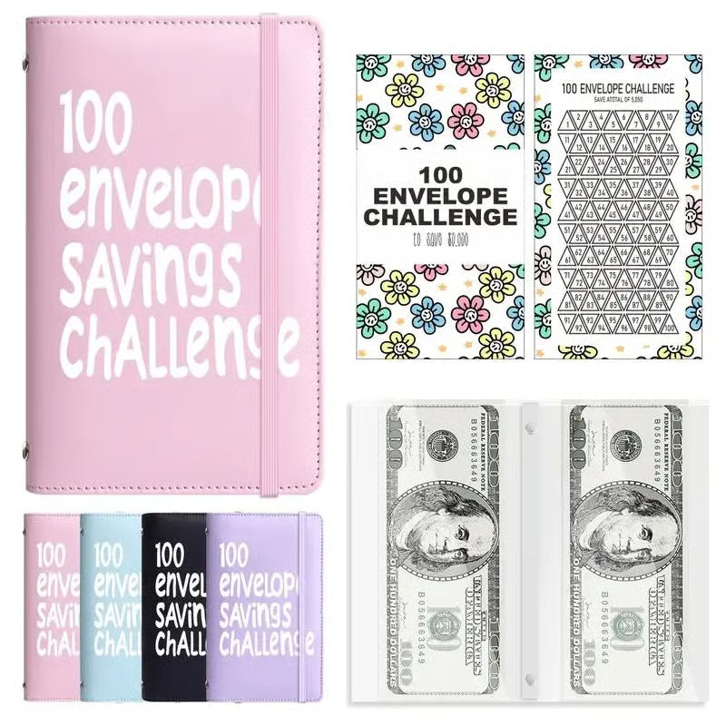 🔥50％ OFF🔥--💸100 Envelope Saving Challenged Binder