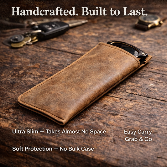🕶A Handcrafted Sunglasses Pouch — Built Like It Used To Be