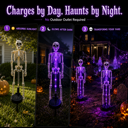 💀Elnuvo® Solar Skeleton Garden Lights