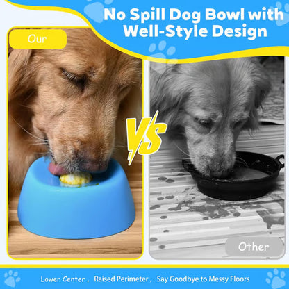 🔥Slow Feeder Dog Bowls for Liquid Treat, Anti-Slip【Entertained Ball-in】 Bone Broth Dog Lick Bowl