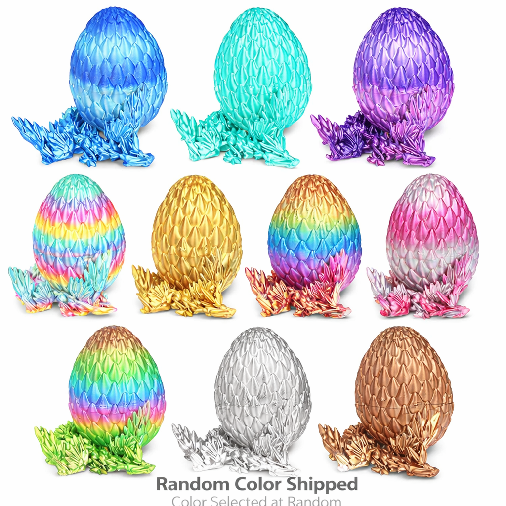 ✨🐉Easter toys-  3D Printed Dragon Family Egg Set