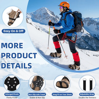 ❄️ Winter Outdoor Essentials- High-Quality Winter Traction Crampons
