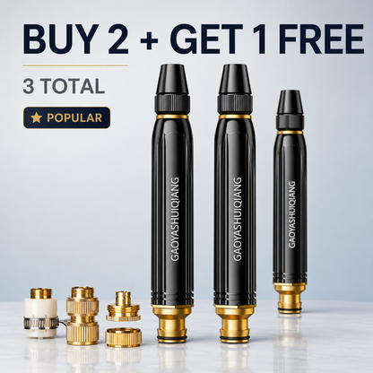 Limited-Time 50%OFF 🎉—Elnuvo™ PowerJet Pro Nozzle 💦 With 4 Premium Metal Adapters
