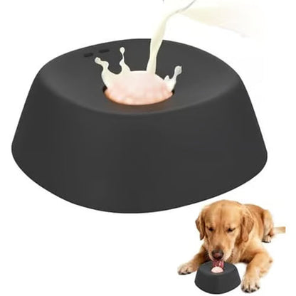 🔥Slow Feeder Dog Bowls for Liquid Treat, Anti-Slip【Entertained Ball-in】 Bone Broth Dog Lick Bowl