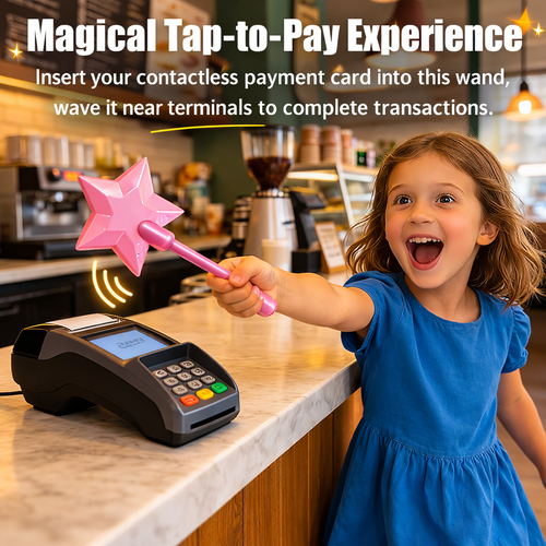 3D Printed Star-Topped Tap-to-Pay Wand