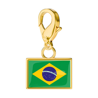 Flag & Map Charms Set