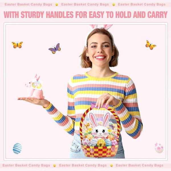 Easter Goodie Bags Plastic Candy Gift Bags