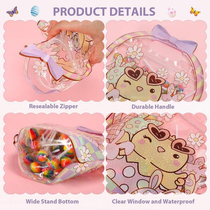 Easter Goodie Bags Plastic Candy Gift Bags