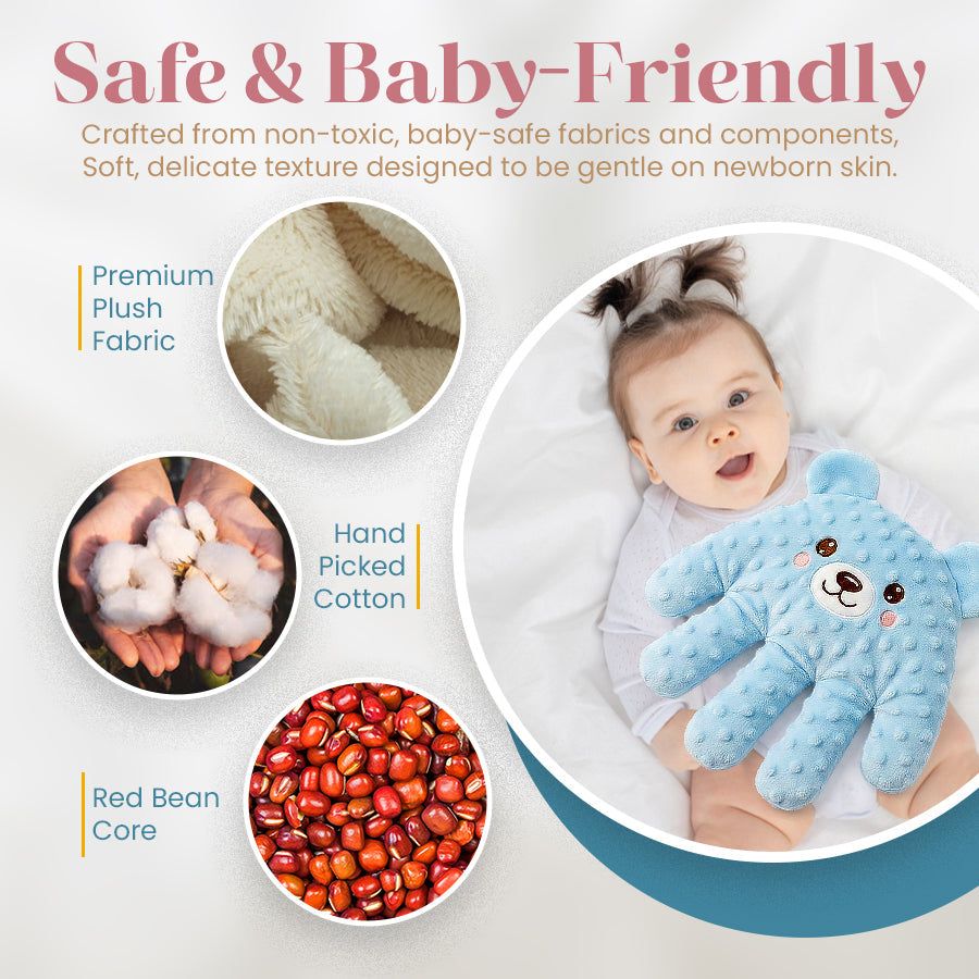 DreamyPalm™ - Baby Soothing Weighted Patting | Anti-Startle Sleep Aid for Newborns