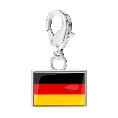 Flag & Map Charms Set