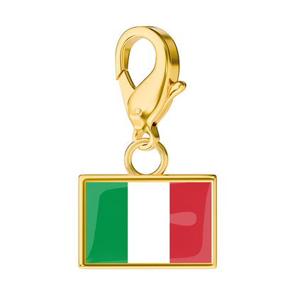 Flag & Map Charms Set