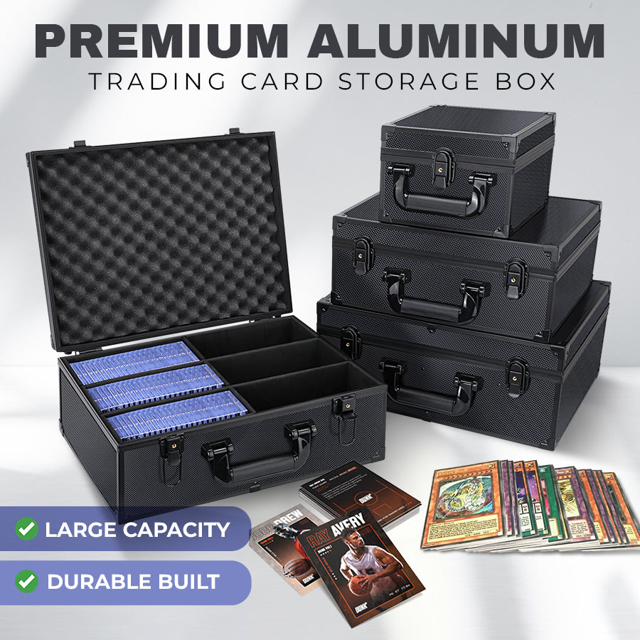 🧱 Premium Aluminum Trading Card Storage Box