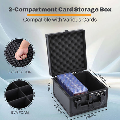 🧱 Premium Aluminum Trading Card Storage Box