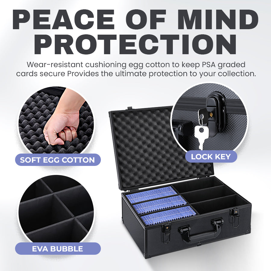 🧱 Premium Aluminum Trading Card Storage Box