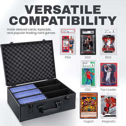 🧱 Premium Aluminum Trading Card Storage Box