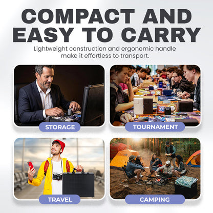 🧱 Premium Aluminum Trading Card Storage Box