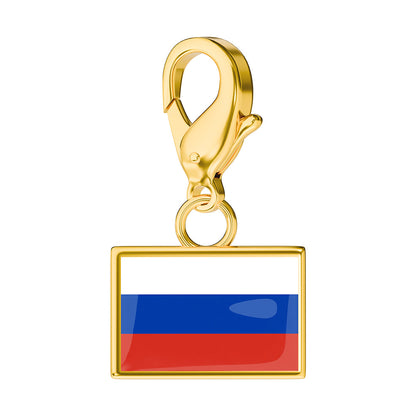 Flag & Map Charms Set
