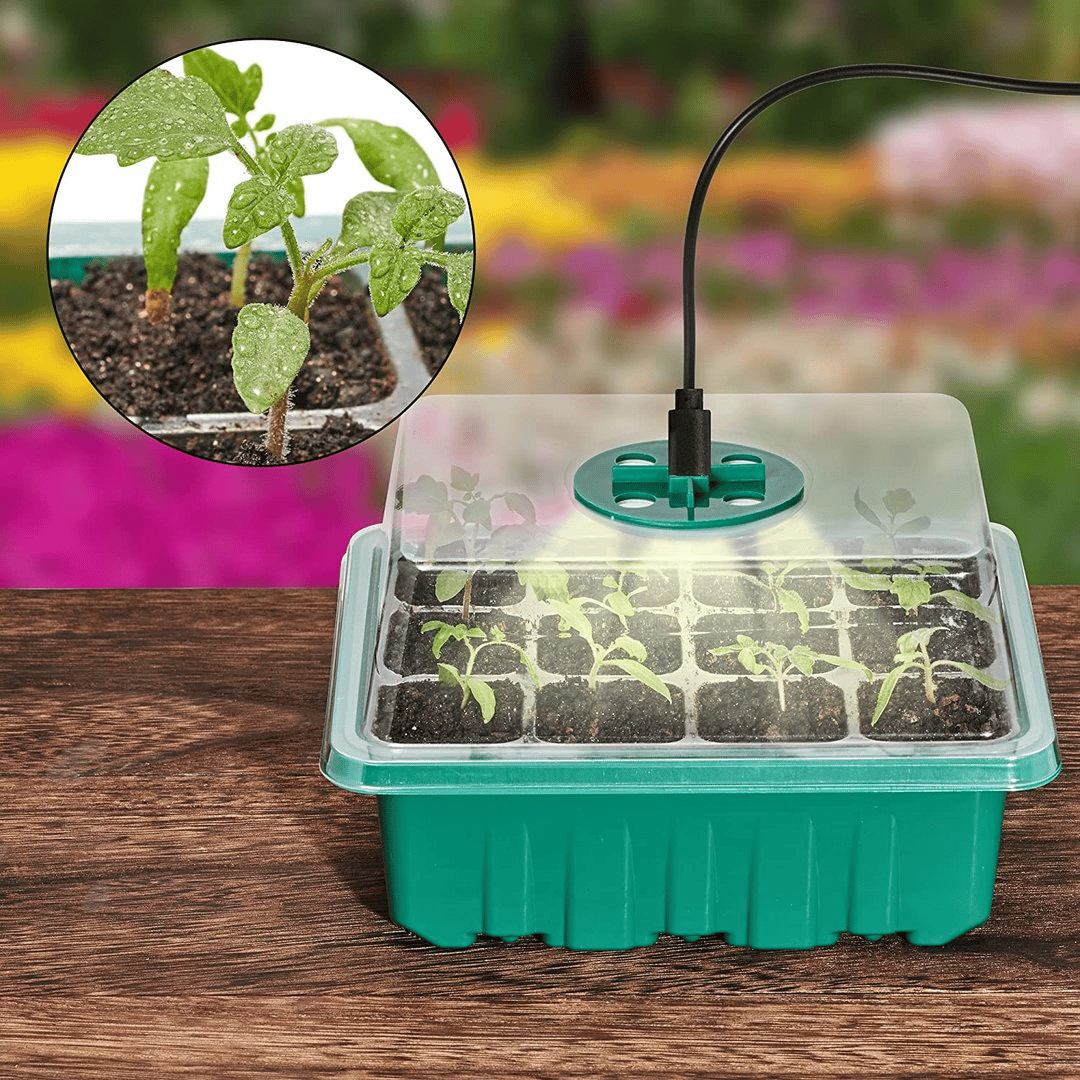 🌱 Adjustable Humidity Seed Starter Trays