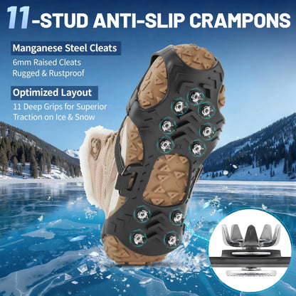 ❄️ Winter Outdoor Essentials- High-Quality Winter Traction Crampons