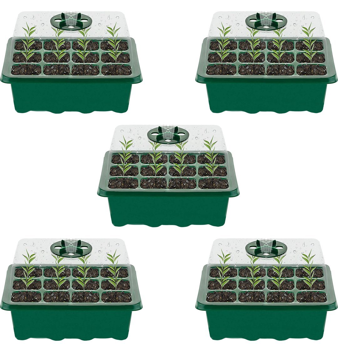 🌱 Adjustable Humidity Seed Starter Trays