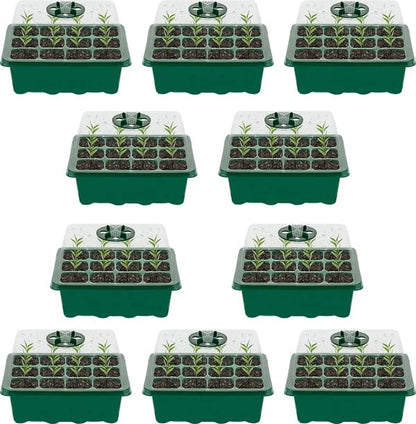 🌱 Adjustable Humidity Seed Starter Trays