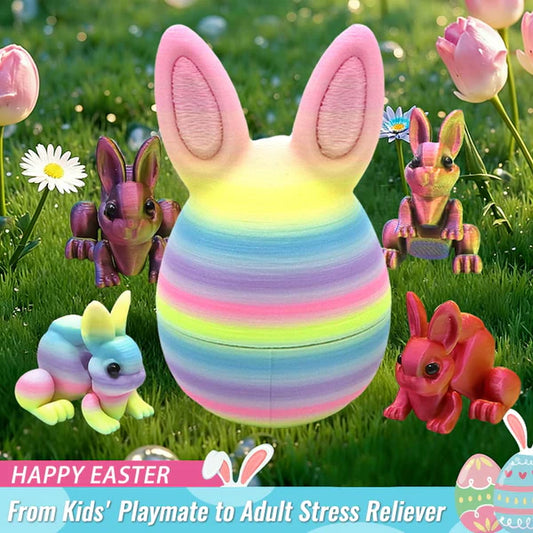 🐇Easter 3D Printing Mystery Rabbit Egg Fidget Toy🥚