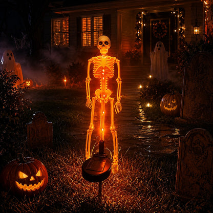 💀Elnuvo® Solar Skeleton Garden Lights