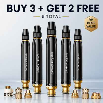 Limited-Time 50%OFF 🎉—Elnuvo™ PowerJet Pro Nozzle 💦 With 4 Premium Metal Adapters