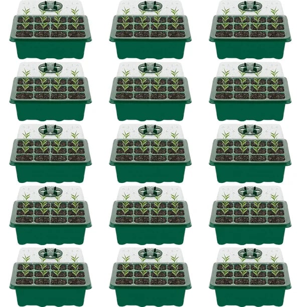 🌱 Adjustable Humidity Seed Starter Trays