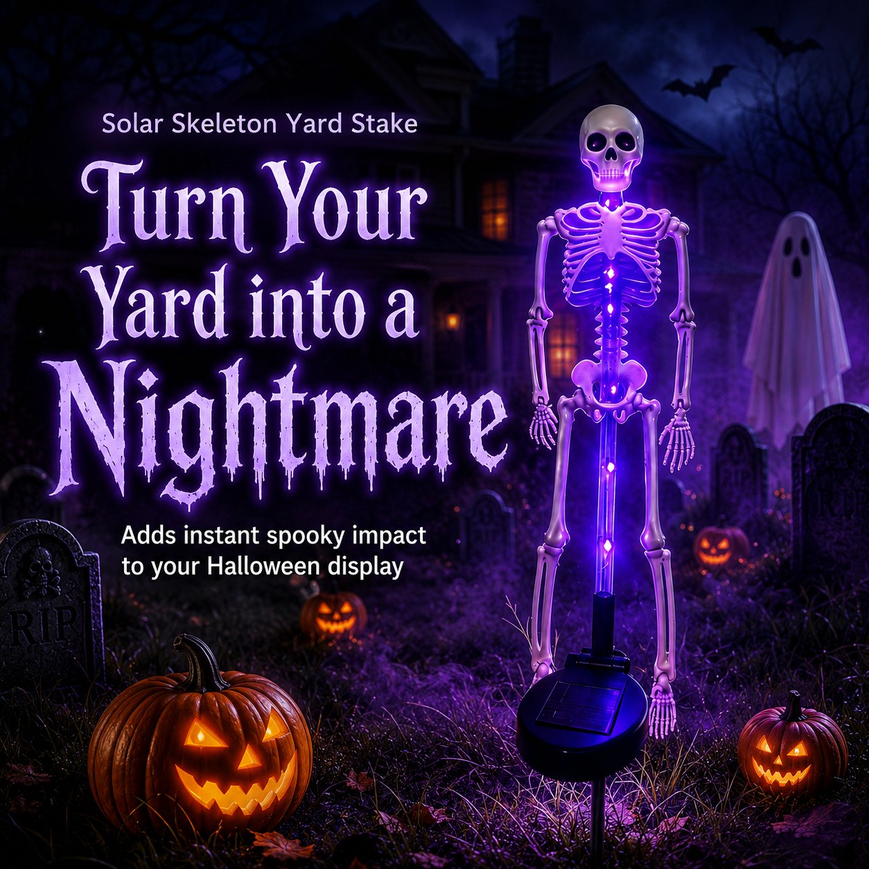 💀Elnuvo® Solar Skeleton Garden Lights