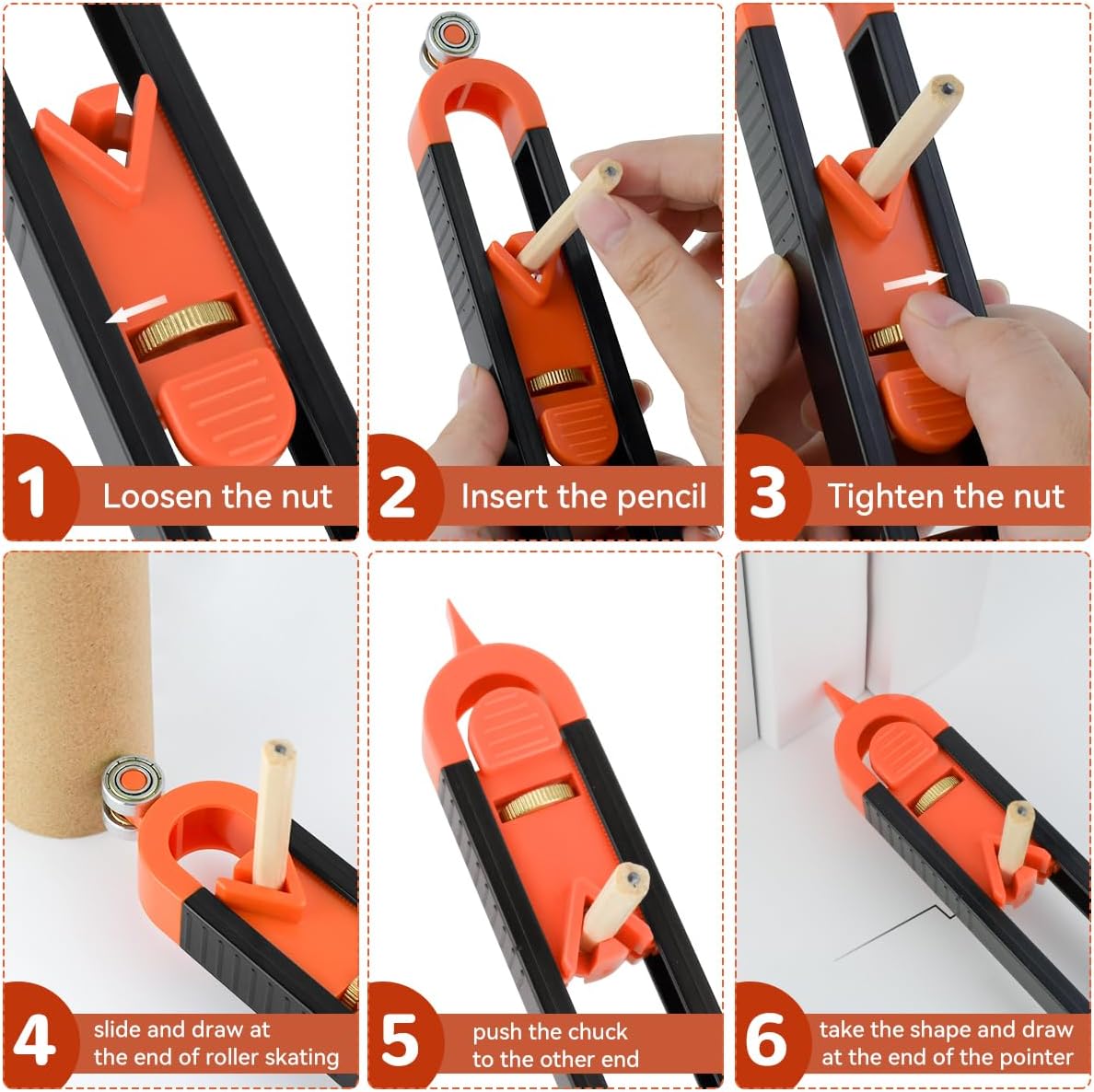 🔥Contour Gauge Scribe Tool with Lock