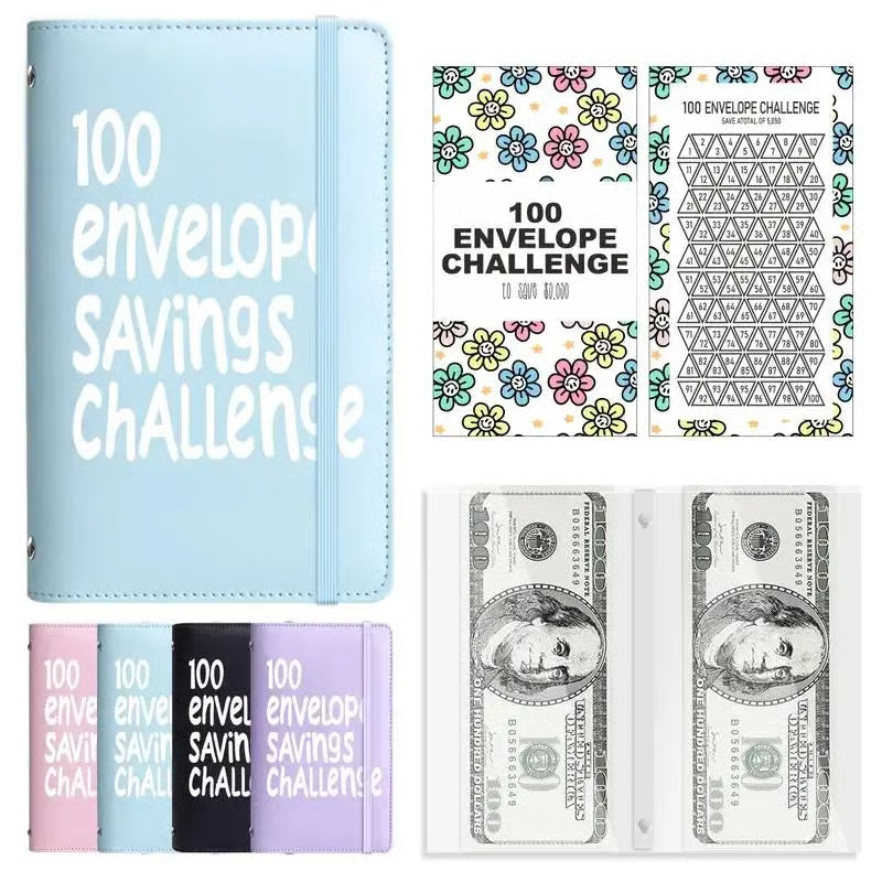 🔥50％ OFF🔥--💸100 Envelope Saving Challenged Binder