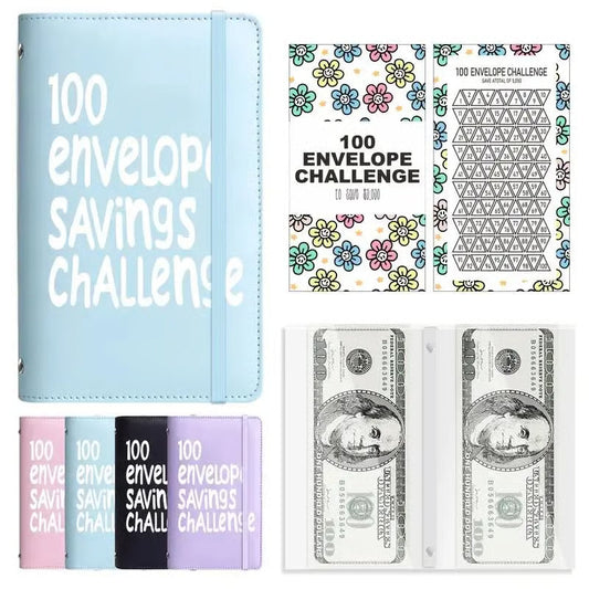 🔥50％ OFF🔥--💸100 Envelope Saving Challenged Binder