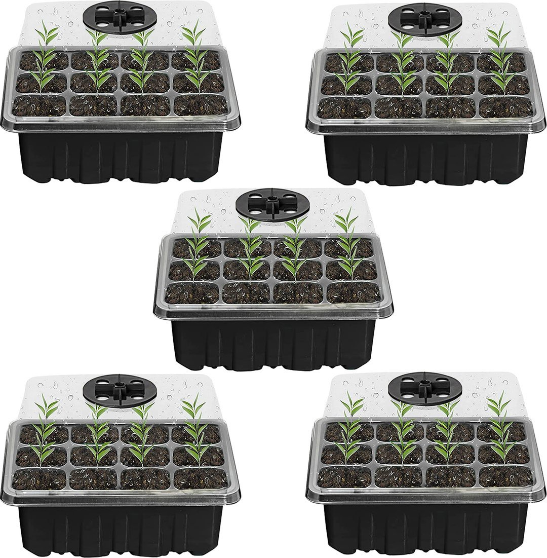 🌱 Adjustable Humidity Seed Starter Trays