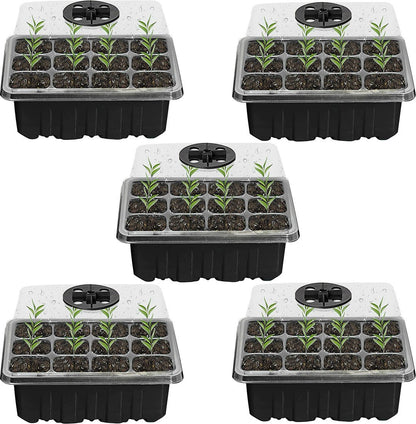 🌱 Adjustable Humidity Seed Starter Trays