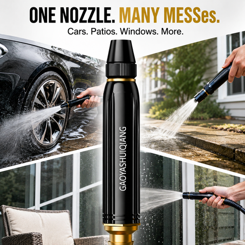 Limited-Time 50%OFF 🎉—Elnuvo™ PowerJet Pro Nozzle 💦 With 4 Premium Metal Adapters