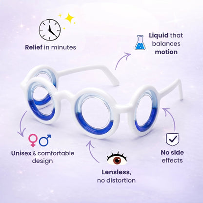 EInuvo® Motion Relief Glasses