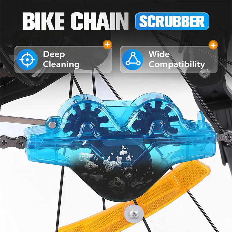 Frog-Shaped Bike Chain Scrubber