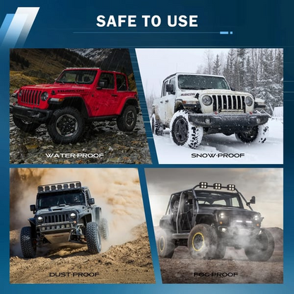 🔥Last Day 49% OFF - 🚗💡Single Row Ultra-Slim Spot Flood LED Light Bar